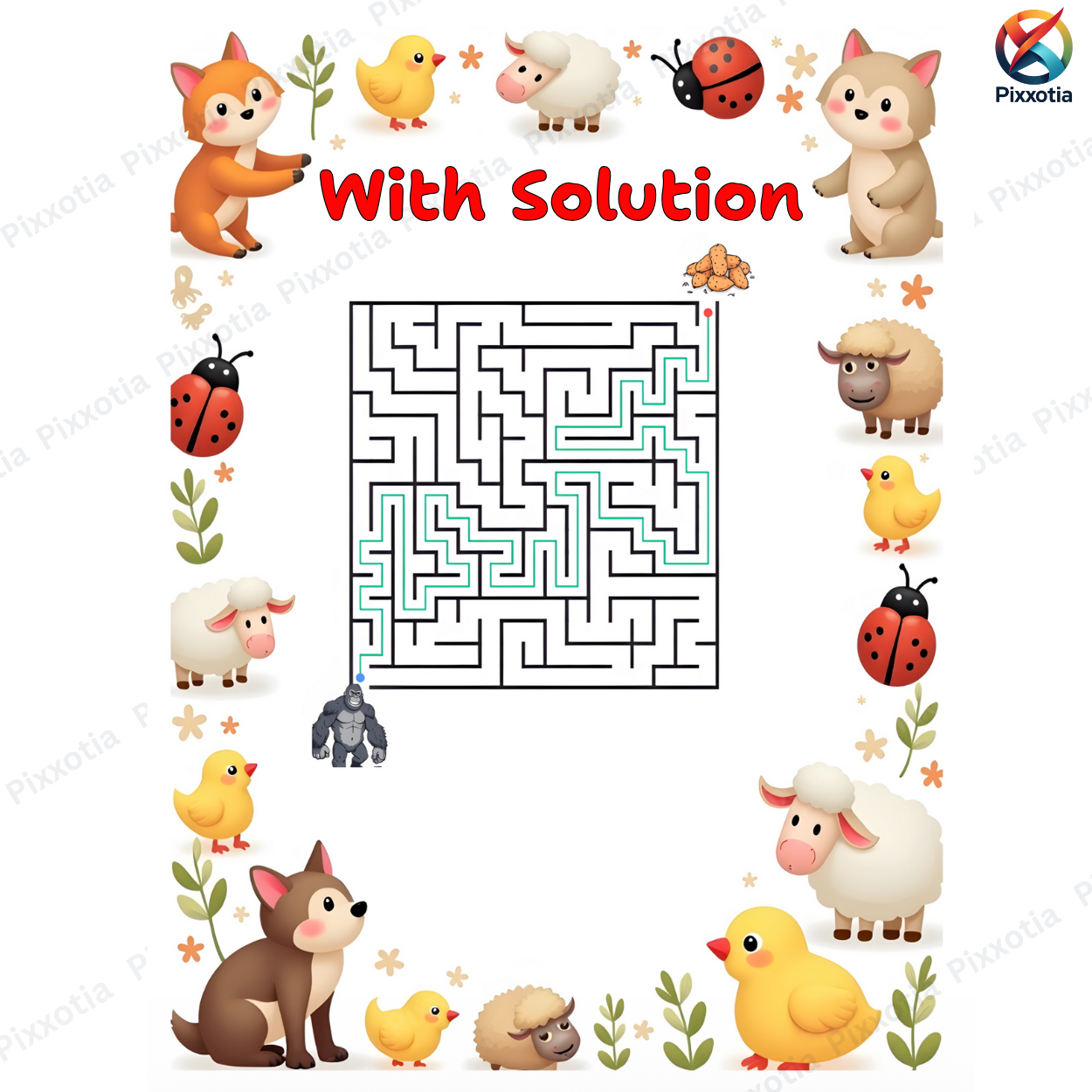Maze Book for Kids PDF | Very Hard Level Mazes | Level 4 Printable