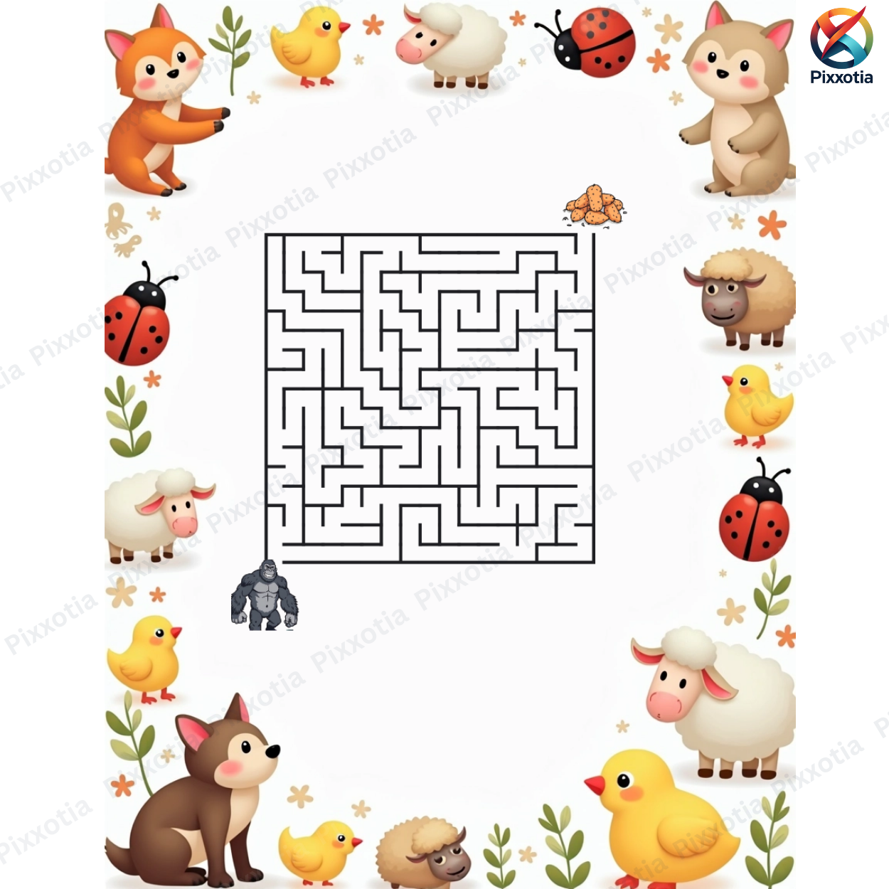 Maze Book for Kids PDF | Very Hard Level Mazes | Level 4 Printable