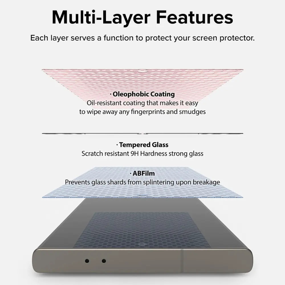 Samsung Galaxy S25 Plus Protector Tempered glass Film-3