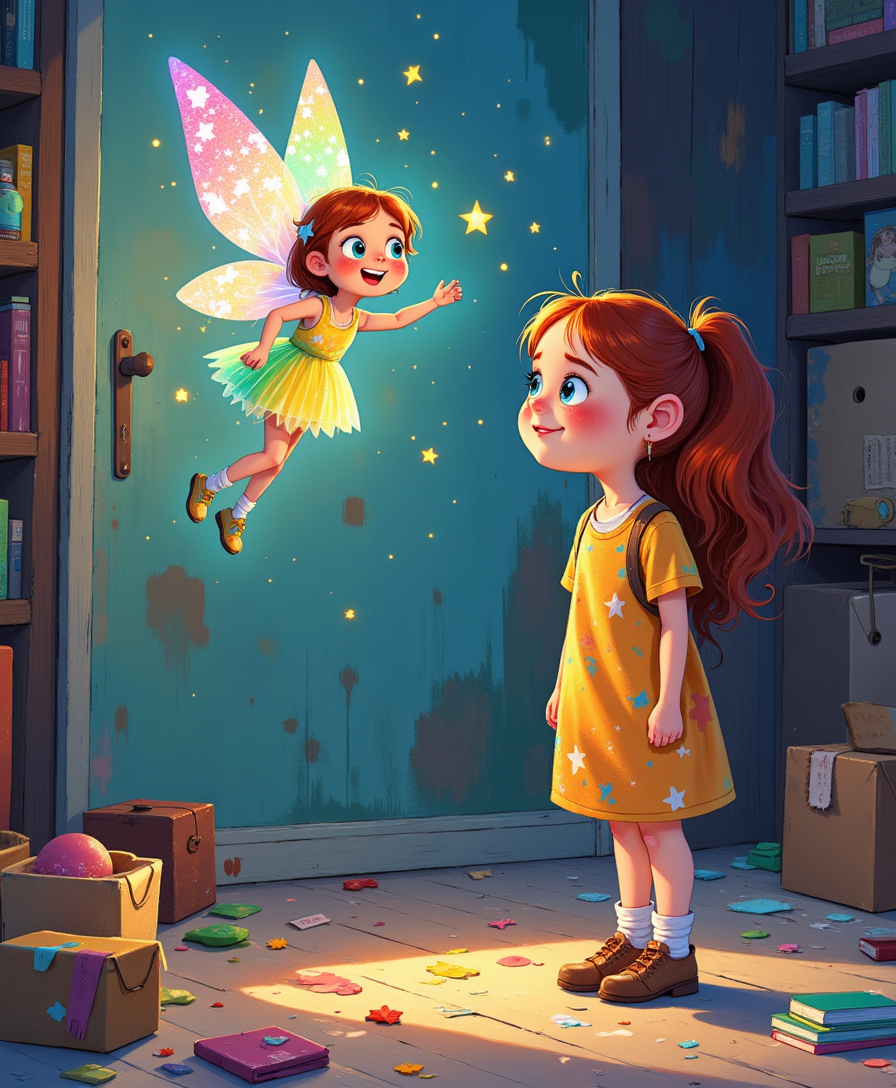 The Girl Who Painted Rainbows | Kids Story PDF | Joyful Story for Ages 3-8 | 25 Pages Art + 25 Pages Text | Instant Digital Download eBook