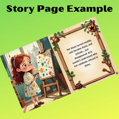 The Girl Who Painted Rainbows | Kids Story PDF | Joyful Story for Ages 3-8 | 25 Pages Art + 25 Pages Text | Instant Digital Download eBook