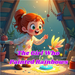 The Girl Who Painted Rainbows | Kids Story PDF | Joyful Story for Ages 3-8 | 25 Pages Art + 25 Pages Text | Instant Digital Download eBook