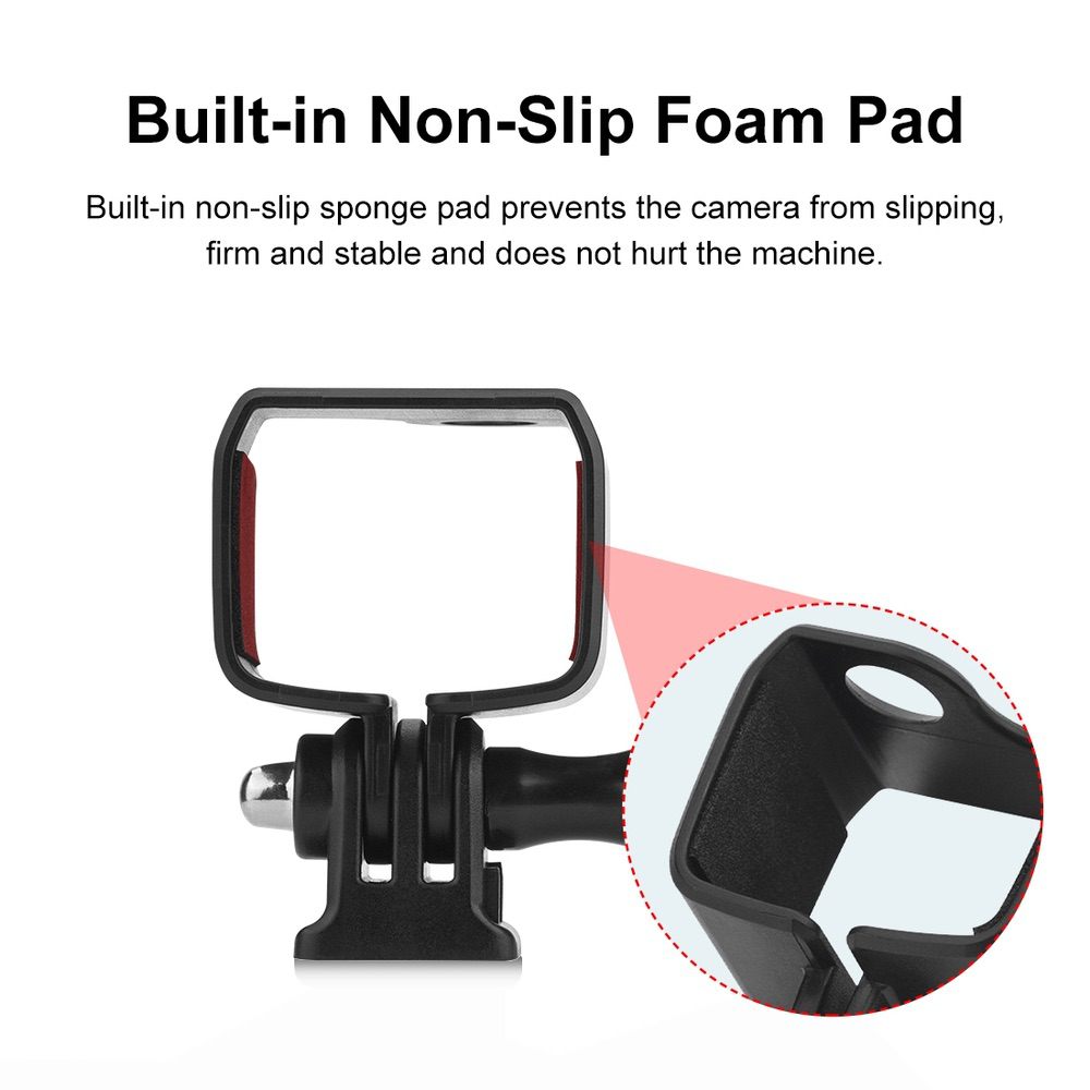 Adapter Frame Expansion Bracket with 1/4 inch Hole For DJI OSMO Pocket 3 - Black
