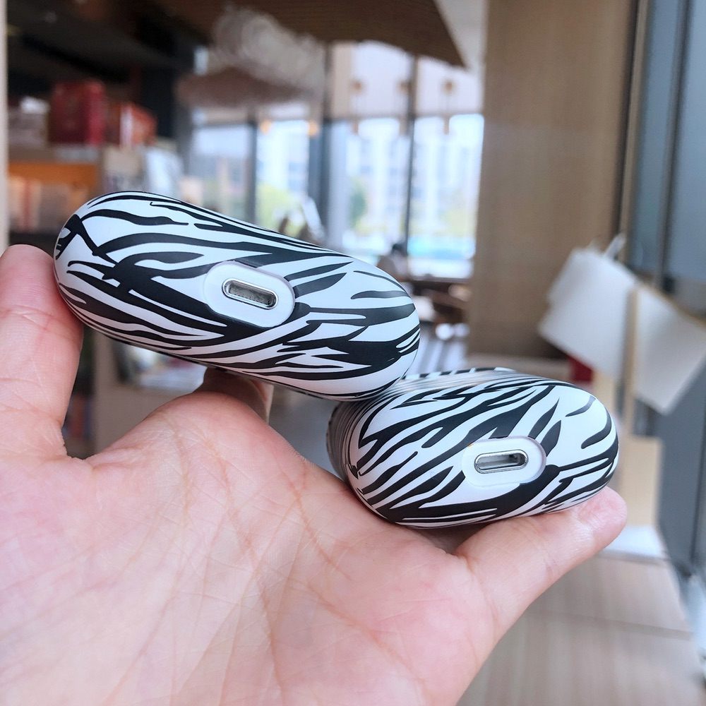 AirPods Pro Earphone PC Protective Case - Brown Leopard Texture