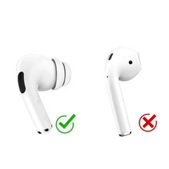 AirPods Pro / Pro 2 AhaStyle Silicone Eartips (White, S+M+L) - Secure & Comfortable