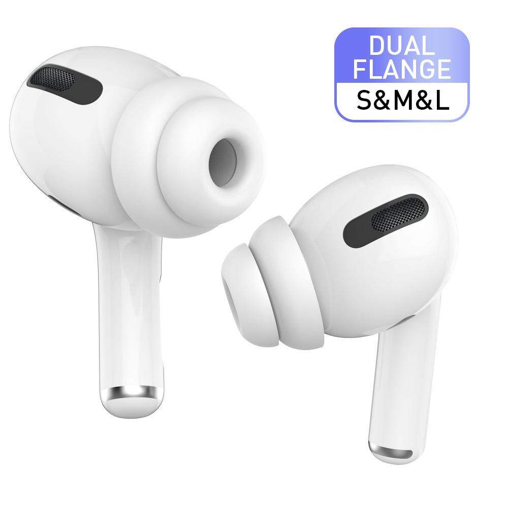 AirPods Pro / Pro 2 AhaStyle Silicone Eartips (White, S+M+L) - Secure & Comfortable