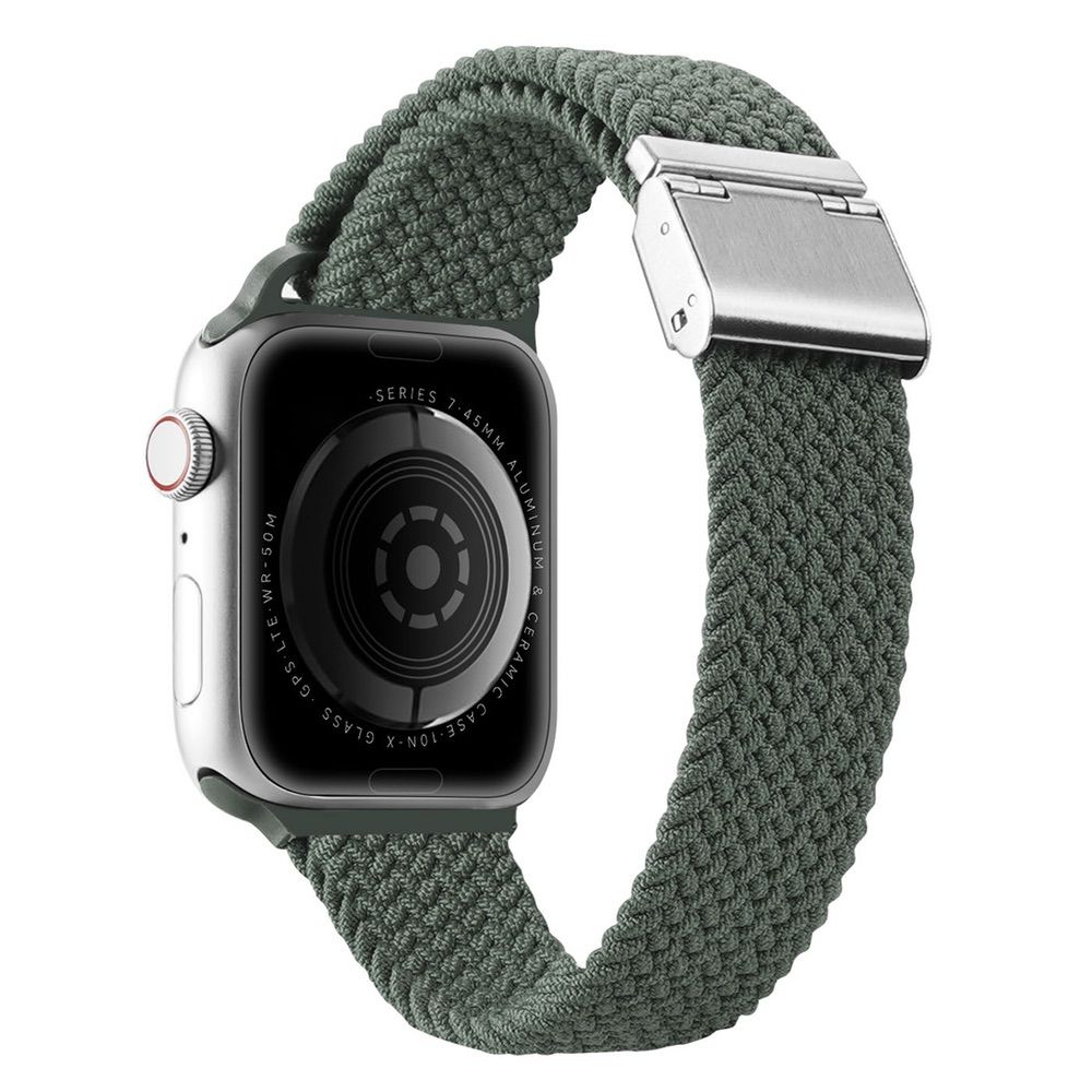 Apple Watch 49mm / 45mm / 44mm / 42mm Band Braided Dux Ducis - Olive Green