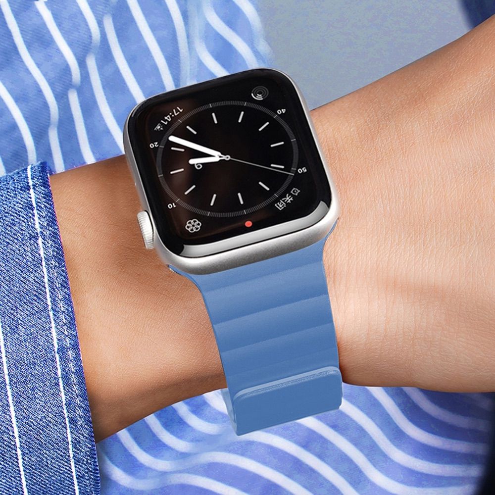 Apple Watch 49mm Band Silicone Magnetic Chain Series Dux Ducis - Blue