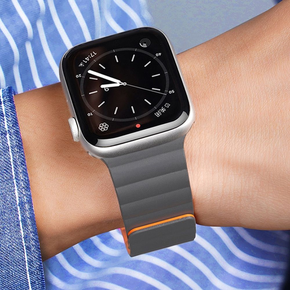 Apple Watch 49mm Band Silicone Magnetic Chain Series Dux Ducis - Grey