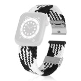 Braided Band for Apple Watch 41mm / 40mm / 38mm - Black White