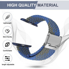 Braided Band for Apple Watch 41mm / 40mm / 38mm - Blue Green