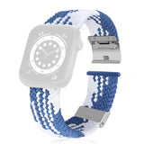 Braided Band for Apple Watch 41mm / 40mm / 38mm - Blue White