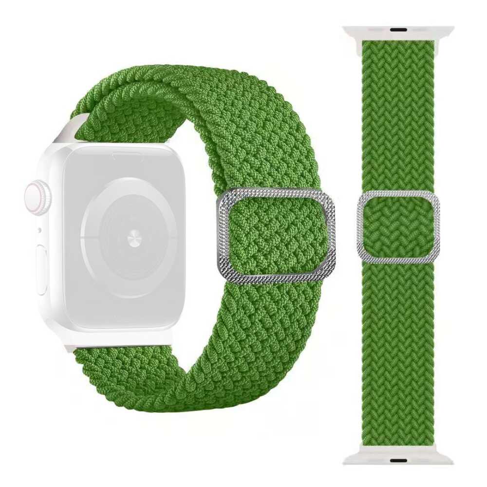 Braided Band for Apple Watch 49mm / 45mm / 44mm / 42mm - Bright Green