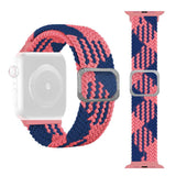 Braided Band for Apple Watch 49mm / 45mm / 44mm / 42mm - Pink and Blue