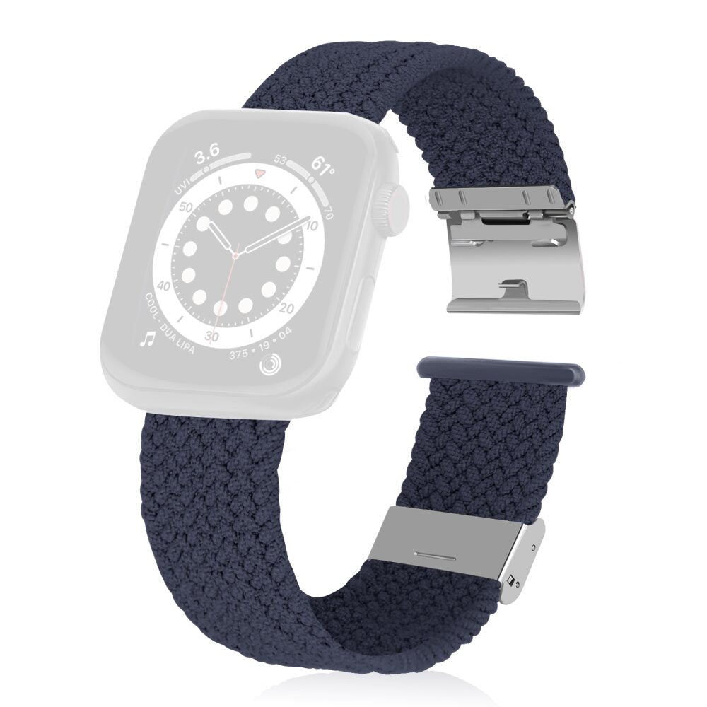 Braided Band for Apple Watch 49mm / 45mm / 44mm / 42mm - Wood Carbon