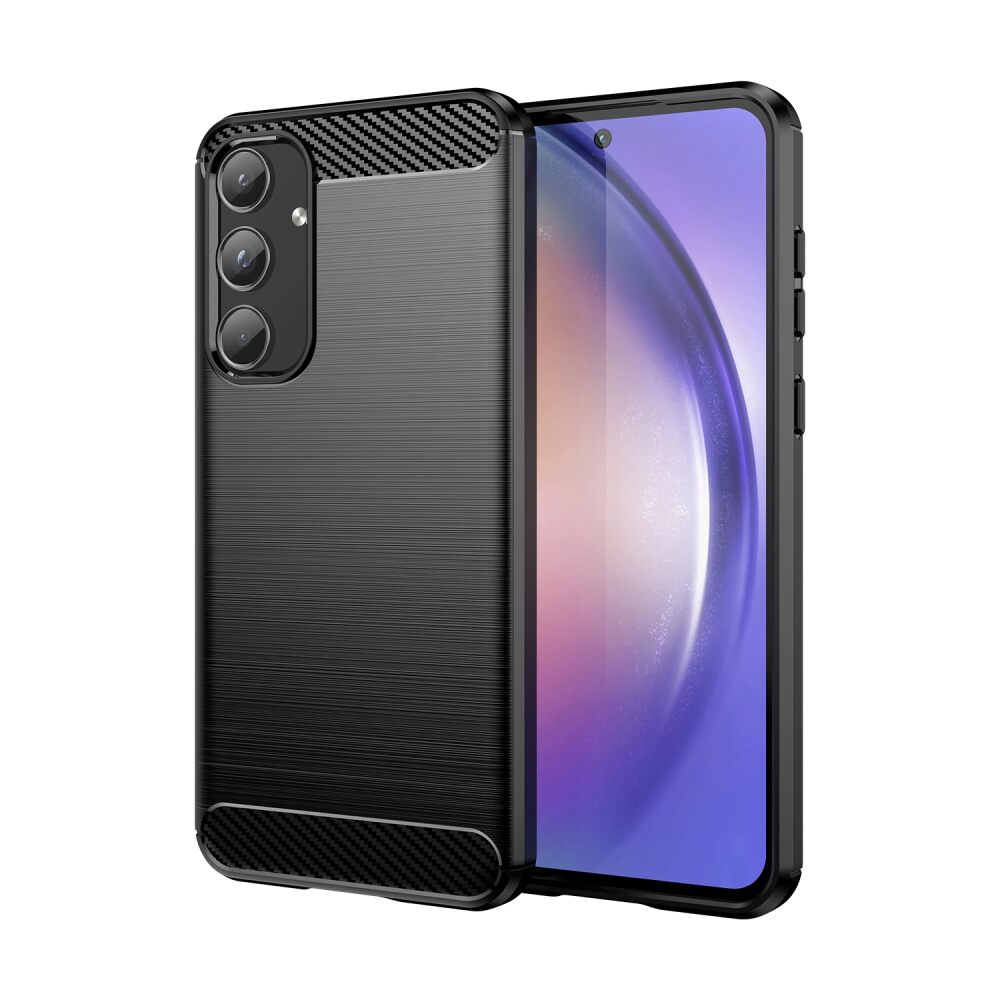 Samsung Galaxy A55 Case Brushed Texture TPU - Black
