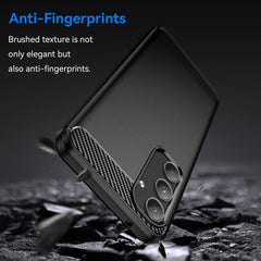 Samsung Galaxy A55 Case Brushed Texture TPU - Black