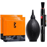 Camera Lens Cleaning Kit With Air Blower, Microfiber Cloth, Lens Brush Pen