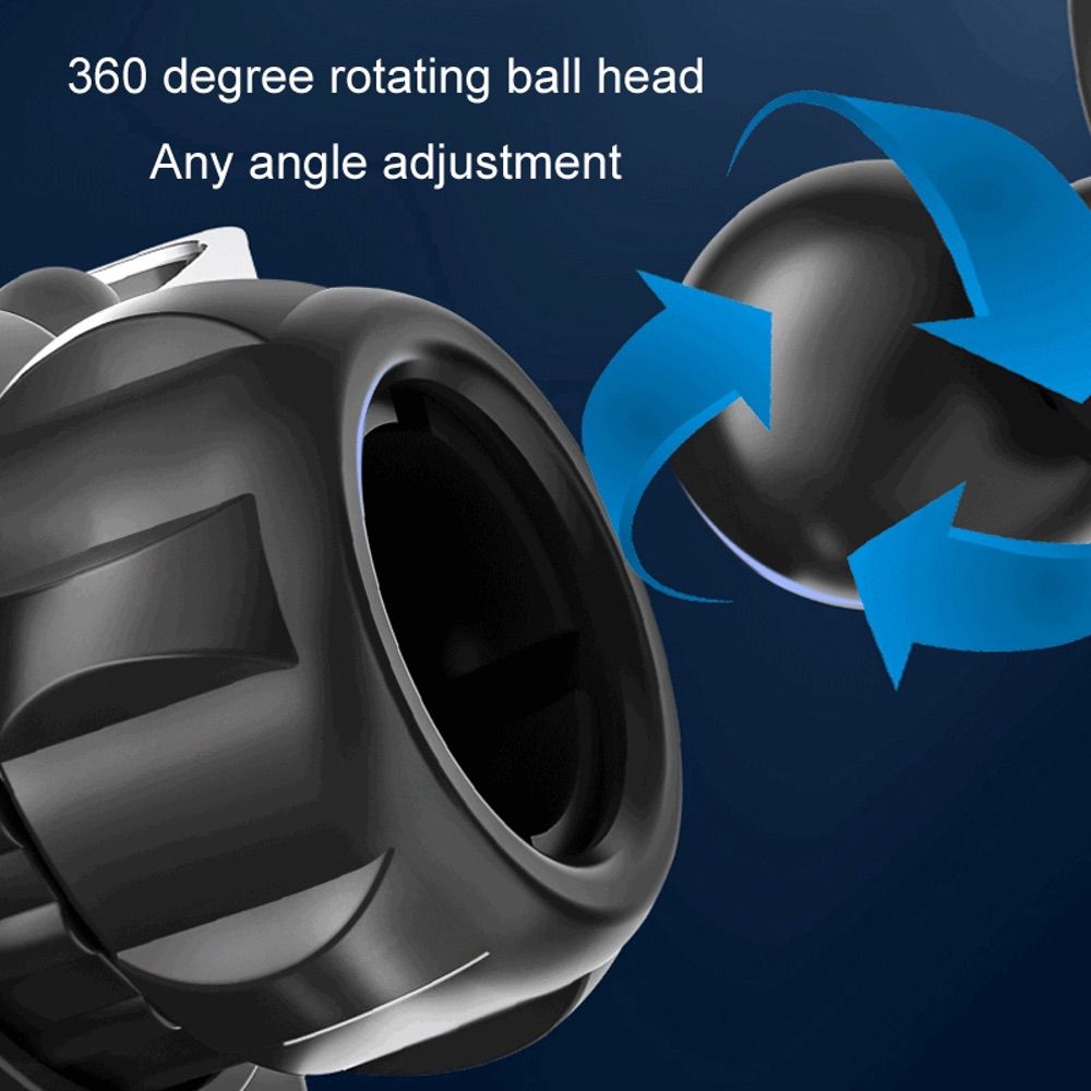 Car Phone Holder Air Outlet Triangular Gravity - Black