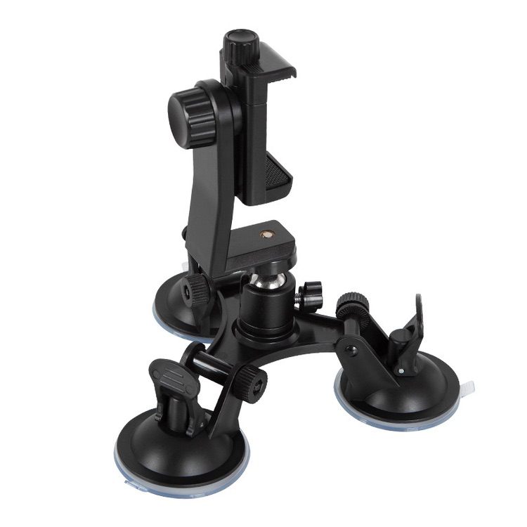 Car Video Shooting Camera, Phone Holder Suction Cup+PTZ+Phone Clip