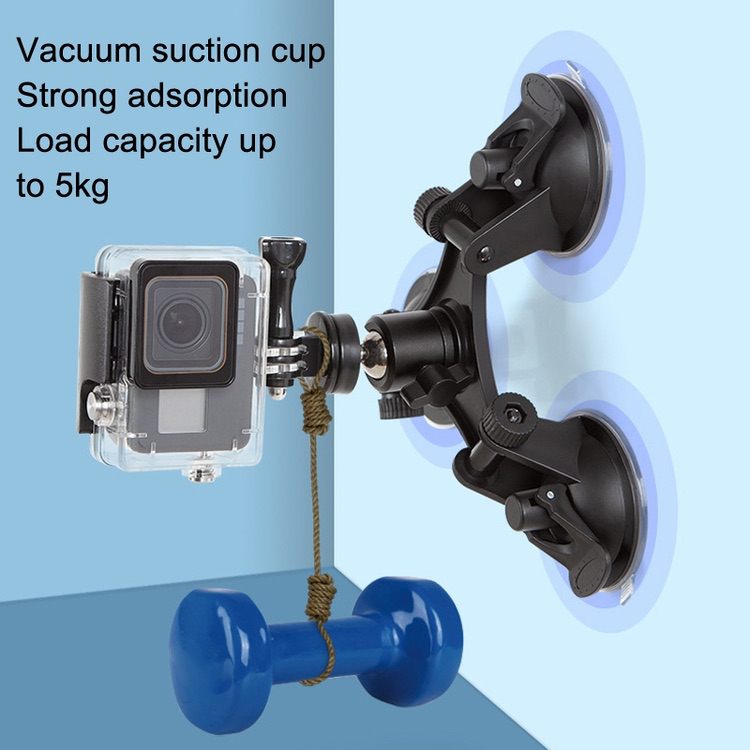 Car Video Shooting Camera, Phone Holder Suction Cup+PTZ+Phone Clip