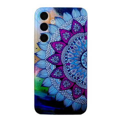 Samsung Galaxy A35 5G Case Colored Drawing TPU - Half-flower