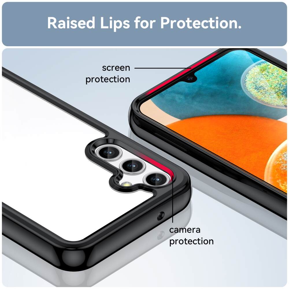 Samsung Galaxy A14 5G Case Colorful Series Acrylic + TPU - Black