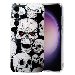 Samsung Galaxy A35 5G Case Drawing Pattern TPU - Skull