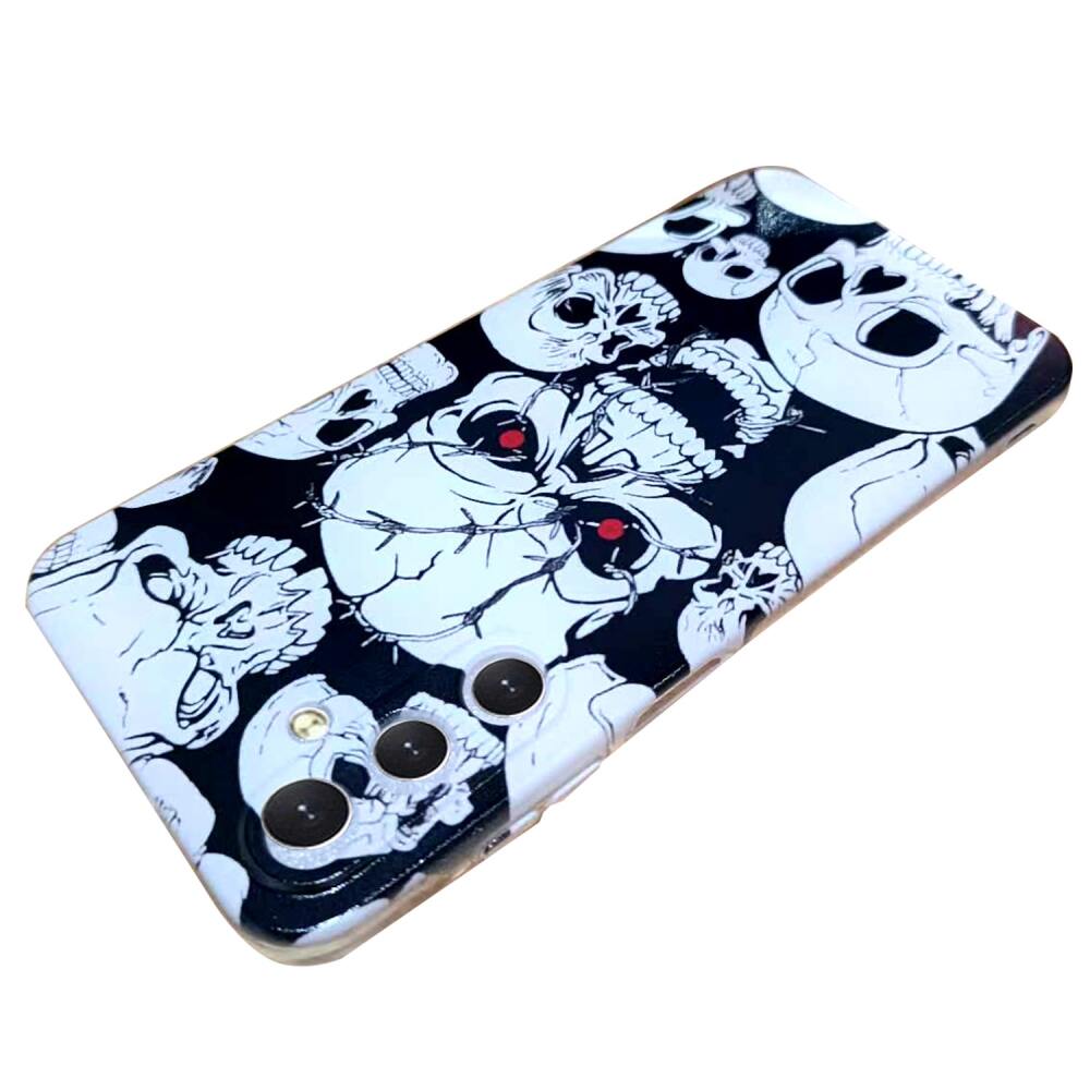 Samsung Galaxy A35 5G Case Drawing Pattern TPU - Skull