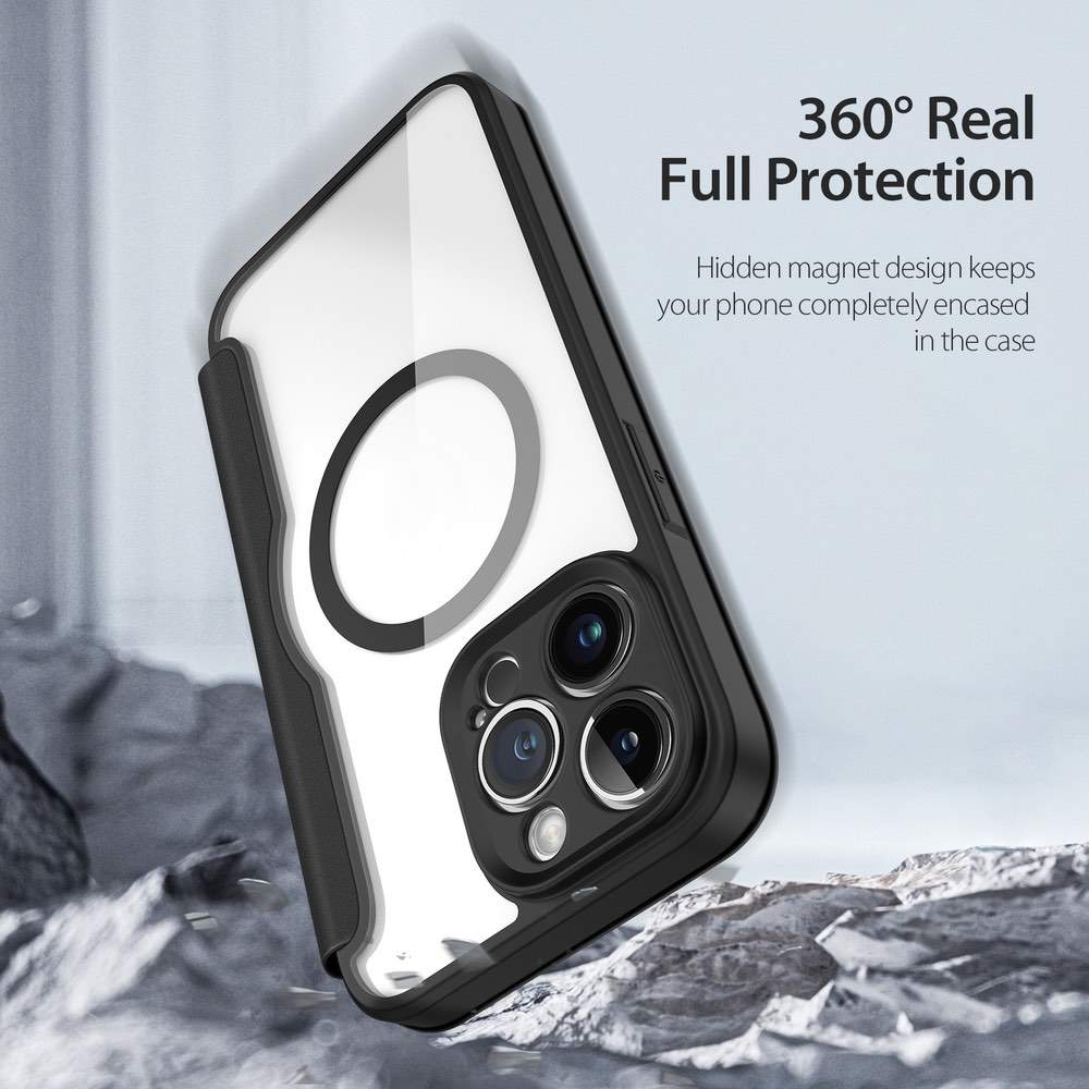 DUX DUCIS iPhone 14 Pro Max Case | MagSafe & Card Slot - Black