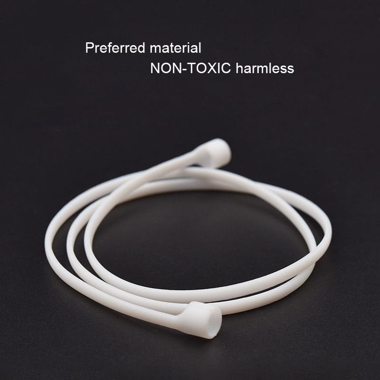 Earphone Anti-lost Strap for AirPods 2 / AirPods 1 Silicone - White