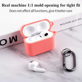 Earphone Protective Case with Hook For AirPods 3 - Beige