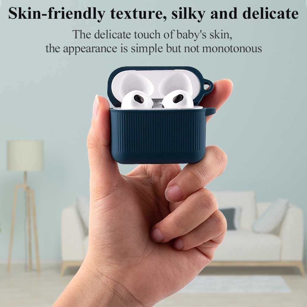 Earphone Protective Case with Hook For AirPods 3 - Beige