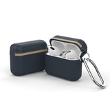 Earphone Protective Case with Hook For AirPods Pro - Navy Blue
