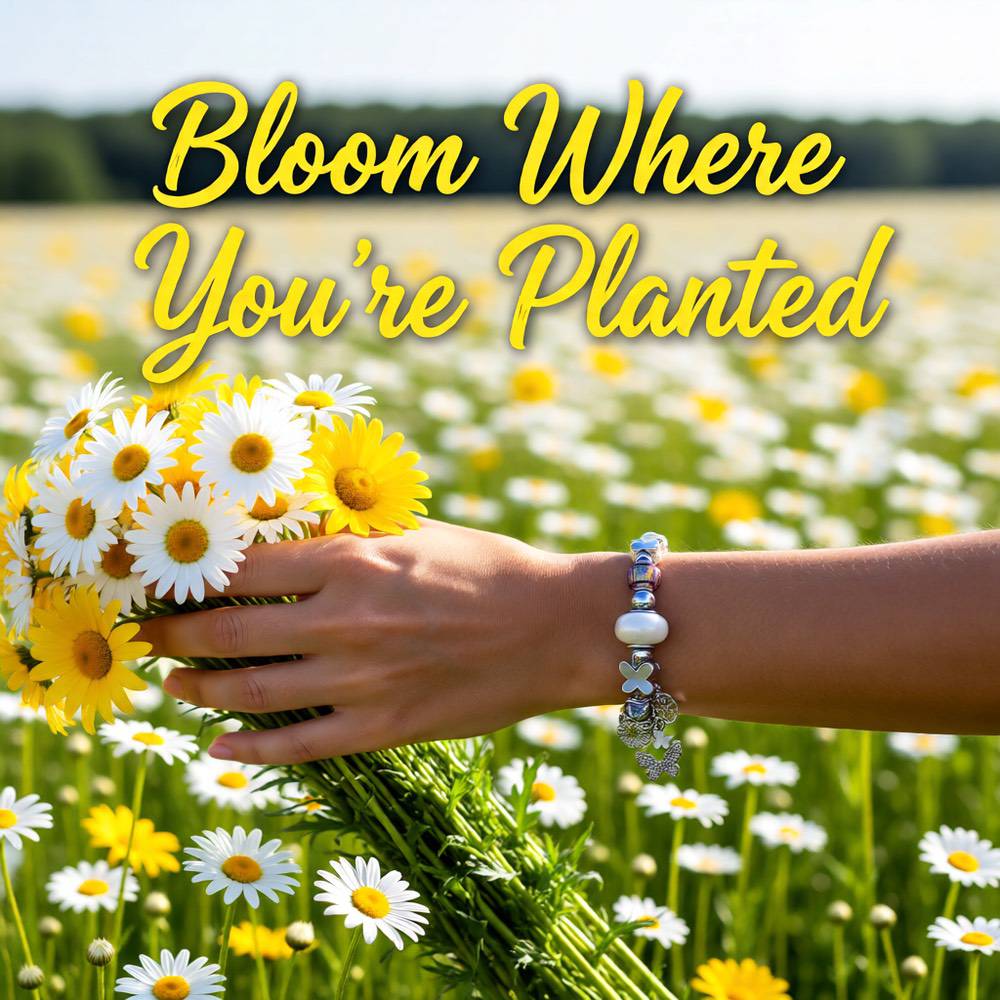 Elegant Butterfly Stainless Steel Asymmetrical Bangle - White Flower