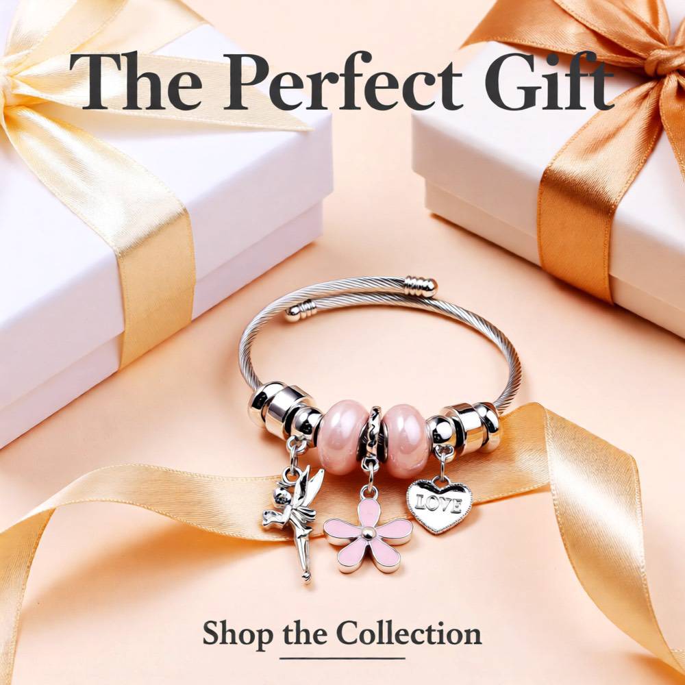 Elegant Heart Shape Butterfly Stainless Steel Asymmetrical Plating Bangle
