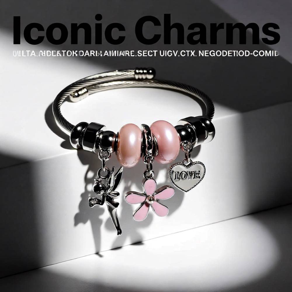 Elegant Heart Shape Butterfly Stainless Steel Asymmetrical Plating Bangle