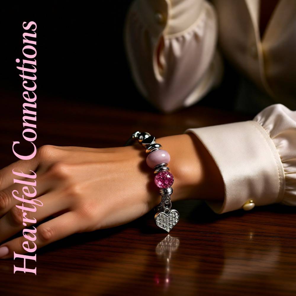 Elegant Heart Stainless Steel Asymmetrical Plated Bangle