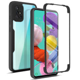 Samsung Galaxy A51 4G Case Made With Acrylic and TPU - Black