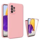 Samsung Galaxy A52 5G Case Full Cover Acrylic and TPU - Pink