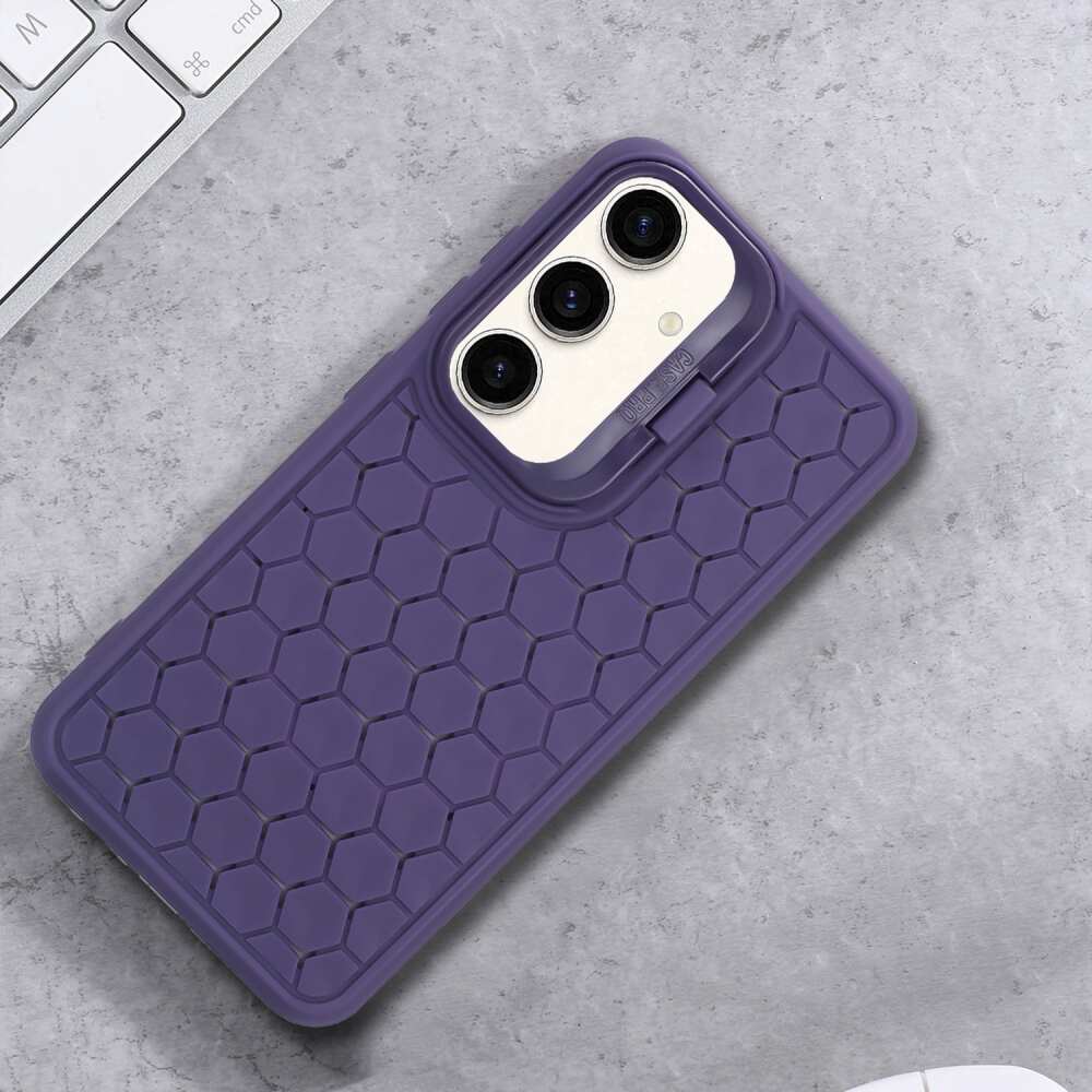 Samsung Galaxy A25 Case Honeycomb Radiating - Purple