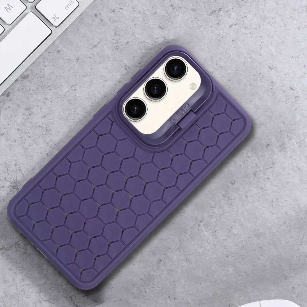 Samsung Galaxy S23 5G Case TPU Honeycomb Radiating - Purple