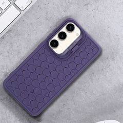 Samsung Galaxy S23 5G Case TPU Honeycomb Radiating - Purple