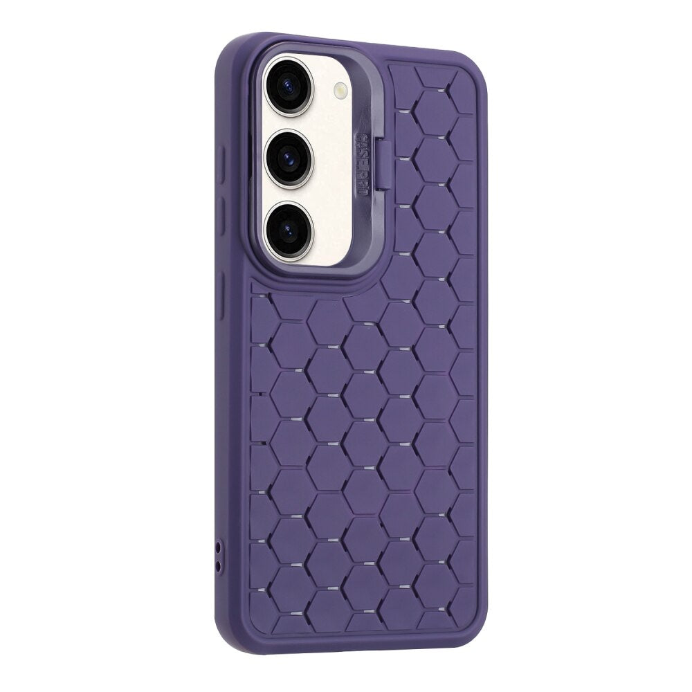 Samsung Galaxy S23 5G Case TPU Honeycomb Radiating - Purple