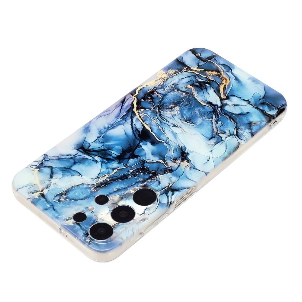 Samsung Galaxy S24 Ultra 5G Case TPU IMD Marble Pattern - Grey