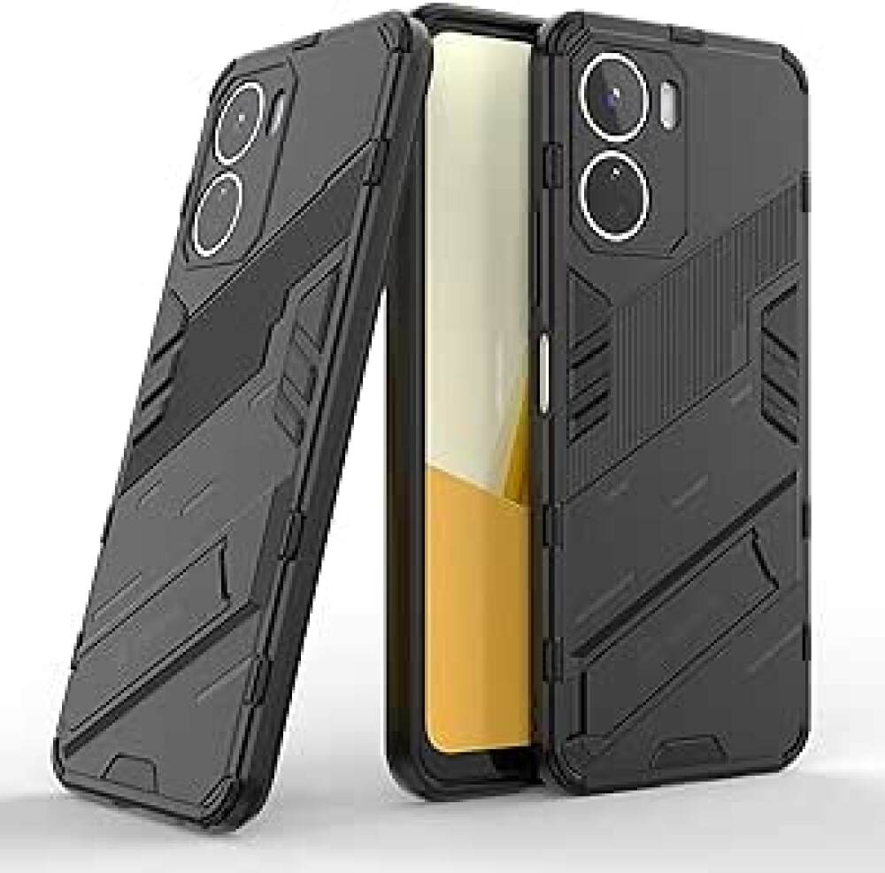 Vivo V29e Case Invisible Holder TPU and PC - Black