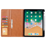 iPad Pro 11 2018 Case Knead Skin Texture Multi-slot cards - Red