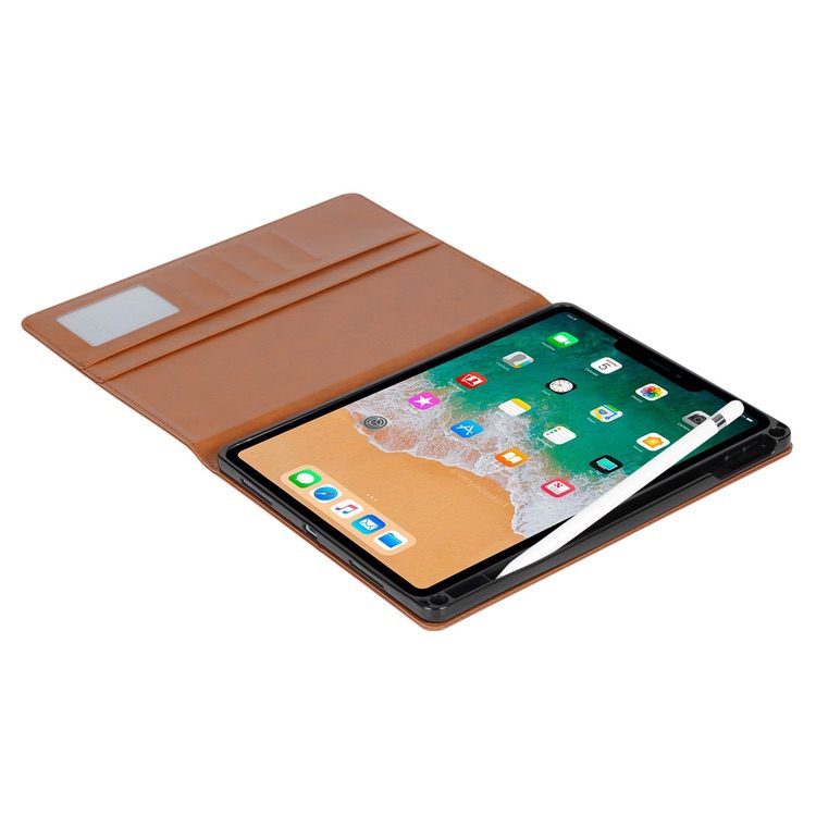 iPad Pro 11 2018 Case Knead Skin Texture Multi-slot cards - Red