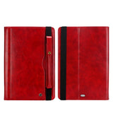 iPad Pro 12.9 2018 Case Crazy Horse Texture Multi-slot cards - Red