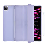 iPad Pro 12.9 2022 / 2021 Case WiWU Ultra-thin Three-folding - Light Purple